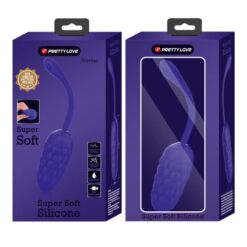 PRETTY LOVE – HUEVO VIBRADOR CON TEXTURA MARINA RECARGABLE LILA - intimamenities.com