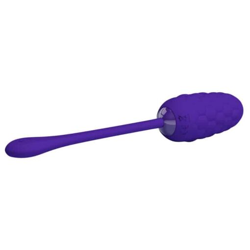 PRETTY LOVE – HUEVO VIBRADOR CON TEXTURA MARINA RECARGABLE LILA - intimamenities.com