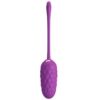 PRETTY LOVE – HUEVO VIBRADOR CON TEXTURA MARINA RECARGABLE MORADO - intimamenities.com