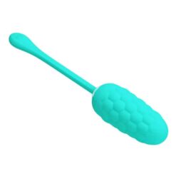PRETTY LOVE – HUEVO VIBRADOR CON TEXTURA MARINA RECARGABLE VERDE AGUA - intimamenities.com