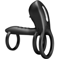 PRETTY LOVE – JAMMY FUNDA DE PENE 12 VIBRACIONES CON LENGUA RECARGABLE SILICONA - intimamenities.com