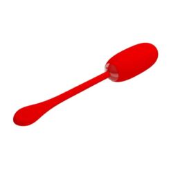 PRETTY LOVE – JULIUS HUEVO VIBRADOR IMPERMEBLE & RECARGABLE ROJO - intimamenities.com