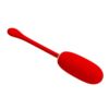 PRETTY LOVE – JULIUS HUEVO VIBRADOR IMPERMEBLE & RECARGABLE ROJO - intimamenities.com