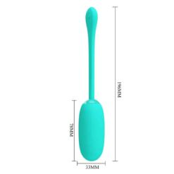 PRETTY LOVE – JULIUS HUEVO VIBRADOR IMPERMEBLE & RECARGABLE VERDE AGUA - intimamenities.com