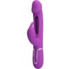 PRETTY LOVE – KAMPAS VIBRADOR RABBIT MULTIFUNCIÓN 3 EN 1 MORADO - intimamenities.com