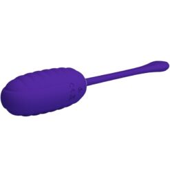 PRETTY LOVE – KIRK HUEVO VIBRADOR RECARGABLE LILA - intimamenities.com