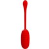 PRETTY LOVE – KIRK HUEVO VIBRADOR RECARGABLE ROJO - intimamenities.com