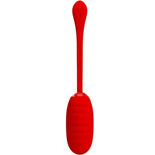 PRETTY LOVE – KIRK HUEVO VIBRADOR RECARGABLE ROJO - intimamenities.com