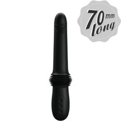 PRETTY LOVE – PAZUZU VIBRADOR 3 MODOS DE EMPUJE NEGRO - intimamenities.com