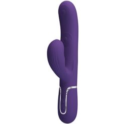 PRETTY LOVE – PERLITA VIBRADOR PUNTO G 3 EN 1 MULTIFUNCIÓN MORADO - intimamenities.com
