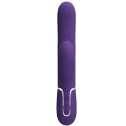 PRETTY LOVE – PERLITA VIBRADOR PUNTO G 3 EN 1 MULTIFUNCIÓN MORADO - intimamenities.com