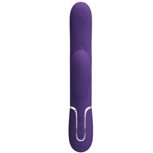 PRETTY LOVE – PERLITA VIBRADOR PUNTO G 3 EN 1 MULTIFUNCIÓN MORADO - intimamenities.com
