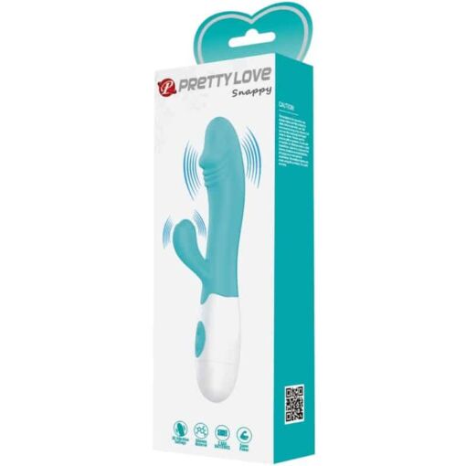 PRETTY LOVE – SNAPPY VIBRADOR PUNTO G VERDE AGUA - intimamenities.com