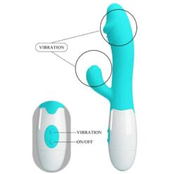 PRETTY LOVE – SNAPPY VIBRADOR PUNTO G VERDE AGUA - intimamenities.com