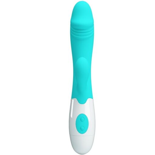 PRETTY LOVE – SNAPPY VIBRADOR PUNTO G VERDE AGUA - intimamenities.com