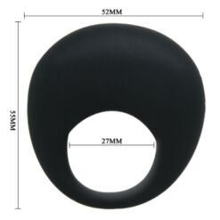 PRETTY LOVE – TRAP ANILLO VIBRADOR NEGRO - intimamenities.com