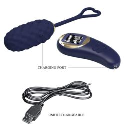 PRETTY LOVE – VIVIAN HUEVO VIBRADOR CONTROL REMOTO AZUL - intimamenities.com