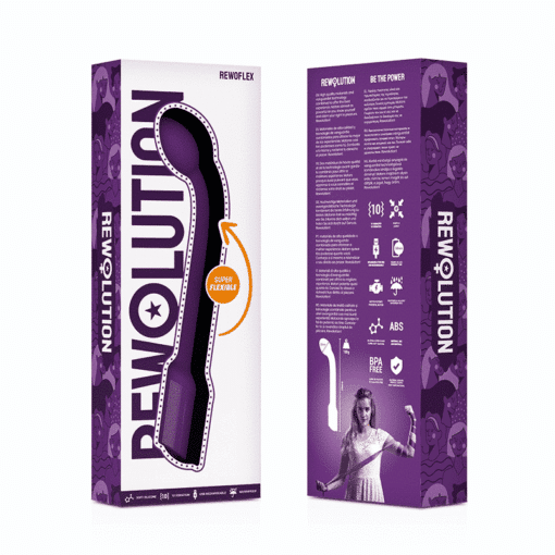 REWOLUTION – REWOFLEX VIBRADOR ESTIMULADOR PUNTO G FLEXIBLE - intimamenities.com