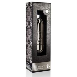 ROCKS-OFF – BALA VIBRADORA RO-80MM MIDNIGHT METAL - intimamenities.com