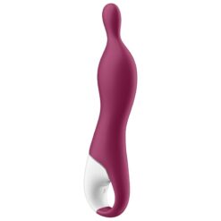 SATISFYER – AMAZING 1 VIBRADOR PUNTO A BERRY - intimamenities.com