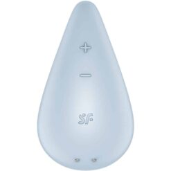 SATISFYER – DEW DROP VIBRADOR LAY-ON AZUL - intimamenities.com