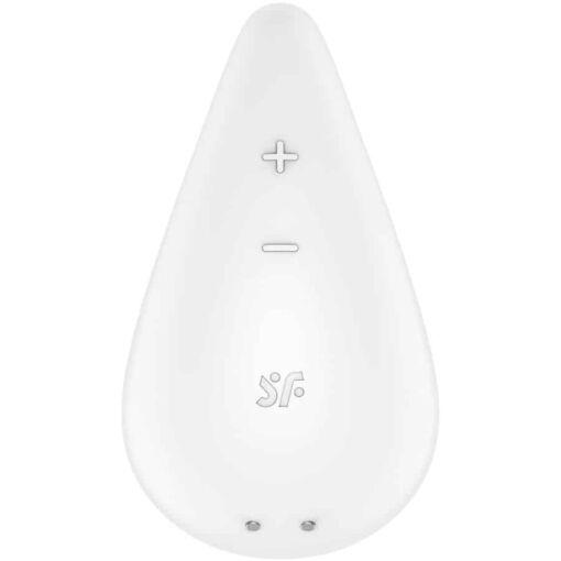 SATISFYER – DEW DROP VIBRADOR LAY-ON BLANCO - intimamenities.com