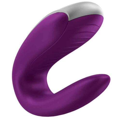 SATISFYER – DOUBLE FUN PARTNER VIBRADOR LILA - intimamenities.com