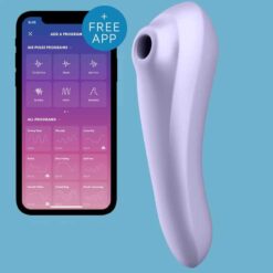 SATISFYER – DUAL PLEASURE AIR PULSE VIOLETA - intimamenities.com
