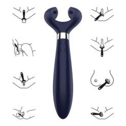 SATISFYER – ENDLESS FUN MULTI VIBRADOR 3 AZUL - intimamenities.com