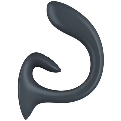 SATISFYER – G FOR GODDESS 1 VIBRADOR RABBIT GRIS OSCURO - intimamenities.com