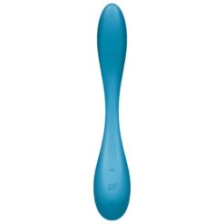 SATISFYER – G-SPOT FLEX 5 MULTI VIBRADOR AZUL - intimamenities.com