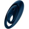 SATISFYER – GLORIOUS DUO ANILLO VIBRADOR AZUL - intimamenities.com