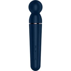 SATISFYER – PLANET WAND-ER MASAJEADOR VIBRADOR AZUL - intimamenities.com