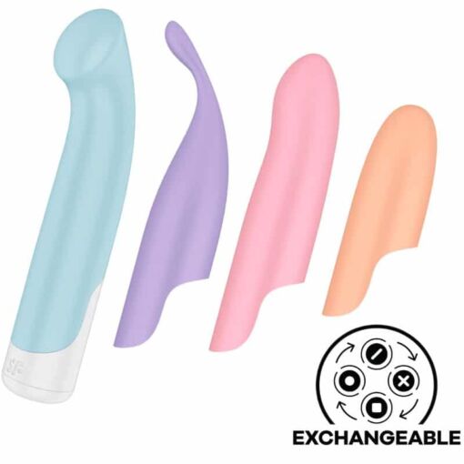 SATISFYER – PLAYFUL FOUR SET VIBRADORES 4 EN 1 + POWER BULLET - intimamenities.com