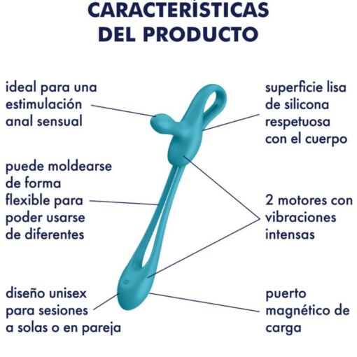 SATISFYER – PLUG & PLAY 1 MULTIVIBRADOR FLEXIBLE - intimamenities.com