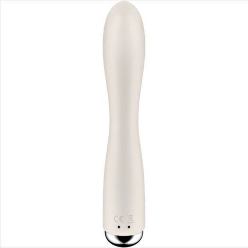 SATISFYER – SPINNING RABBIT 1 ESTIMULACION CLITORIS Y PUNTO G BEIGE - intimamenities.com