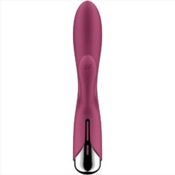 SATISFYER – SPINNING RABBIT 1 ESTIMULACION CLITORIS Y PUNTO G ROJO - intimamenities.com
