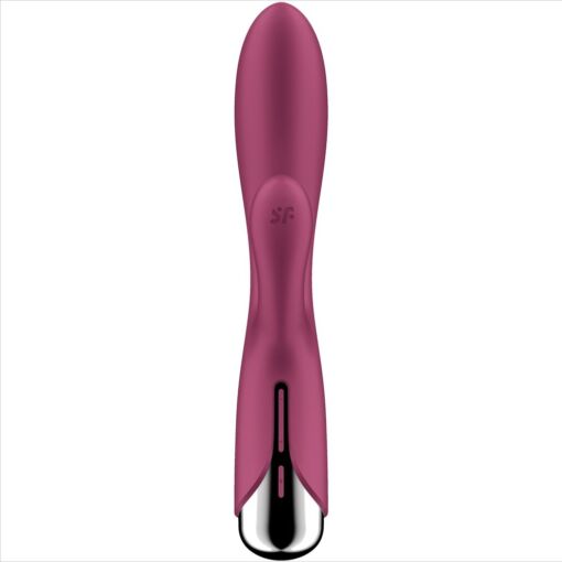 SATISFYER – SPINNING RABBIT 1 ESTIMULACION CLITORIS Y PUNTO G ROJO - intimamenities.com