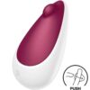 SATISFYER – SPOT ON 3 ESTIMULADOR DE CLÍTORIS ROJO - intimamenities.com
