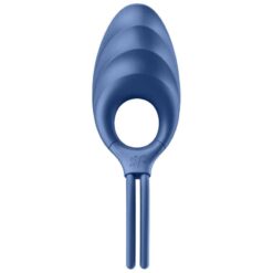 SATISFYER – SWORDSMAN ANILLO VIBRADOR AZUL - intimamenities.com