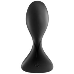 SATISFYER – TRENDSETTER PLUG VIBRADOR APP NEGRO - intimamenities.com