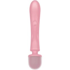 SATISFYER – TRIPLE LOVER MASAJEADOR VIBRADOR RABBIT ROSA - intimamenities.com
