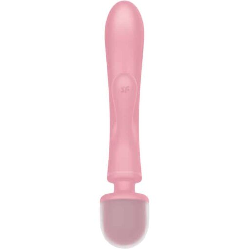 SATISFYER – TRIPLE LOVER MASAJEADOR VIBRADOR RABBIT ROSA - intimamenities.com