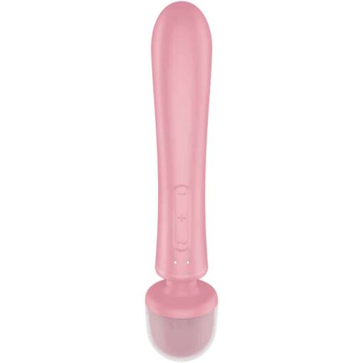 SATISFYER – TRIPLE LOVER MASAJEADOR VIBRADOR RABBIT ROSA - intimamenities.com