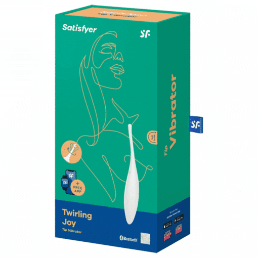 SATISFYER – TWIRLING JOY ESTIMULADOR CLITORIS BLANCO - intimamenities.com