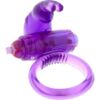 SEVEN CREATIONS – ANILLO VIBRADOR DE SILICONA LILA - intimamenities.com