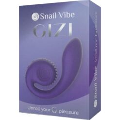 SNAIL VIBE – GIZI ESTIMULADOR DUAL VIOLETA - intimamenities.com
