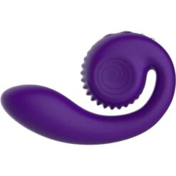 SNAIL VIBE – GIZI ESTIMULADOR DUAL VIOLETA - intimamenities.com