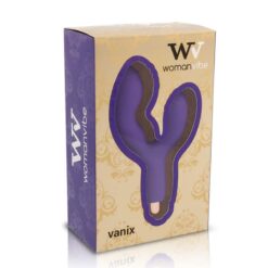 WOMANVIBE – VANIX VIBRADOR ESTIMULADOR SILICONA - intimamenities.com