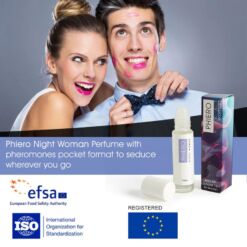 Comprar 500 COSMETICS - PHIERO NIGHT WOMAN PERFUME FEROMONAS CON ROLL-ON al mejor precio - Envíos Discretos